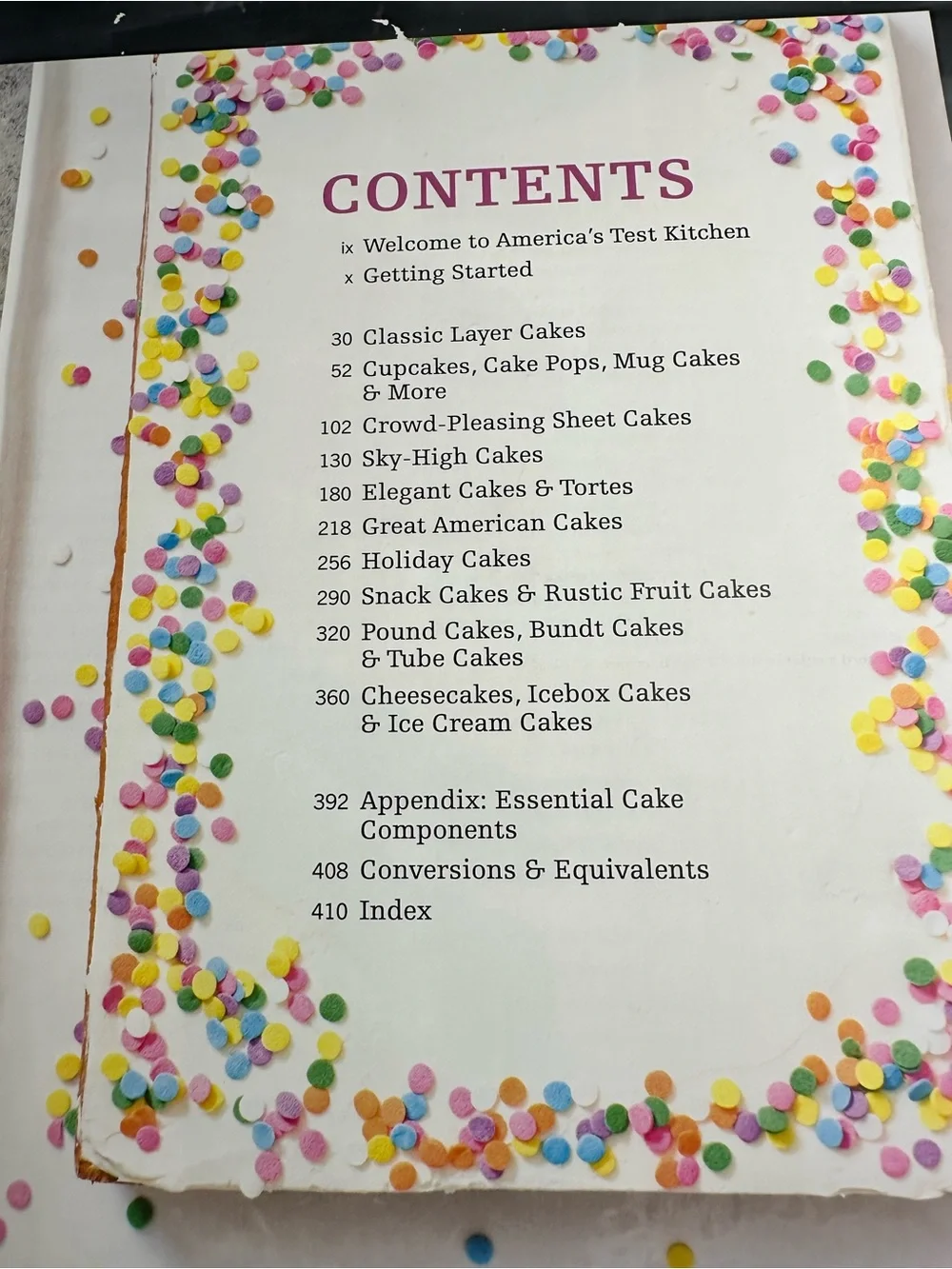 Americas Test Kitchen The Perfect Cake cookbook